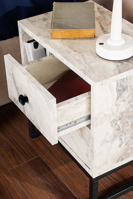 Nordure Glimmer - Fressia Marble, Black Nordure Glimmer - Fressia Marble, Black